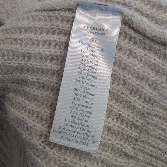 Everlane alpaca cardigan, size medium - Picture 5 of 5